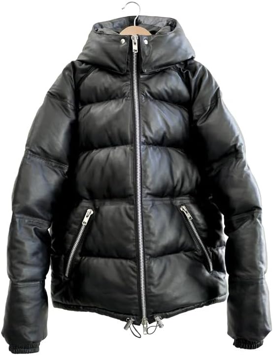 MAX&Co. ブラック フード付きダウンジャケット